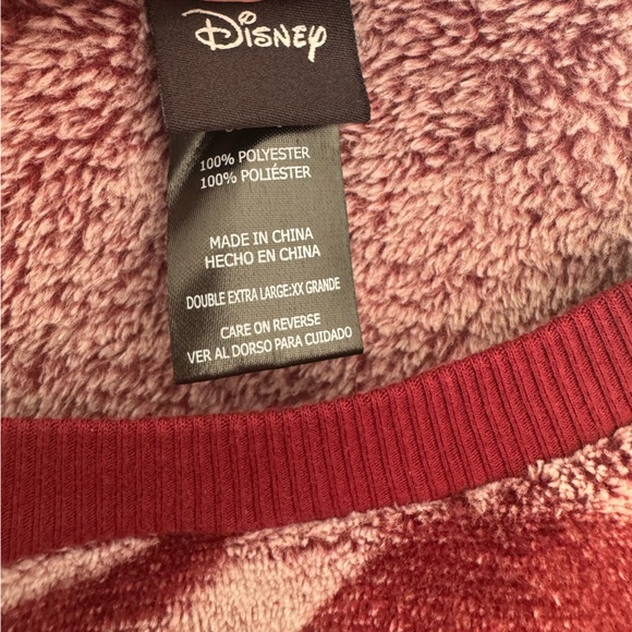 Disney Maroon Cozy Lounge Set - Picture 3 of 5